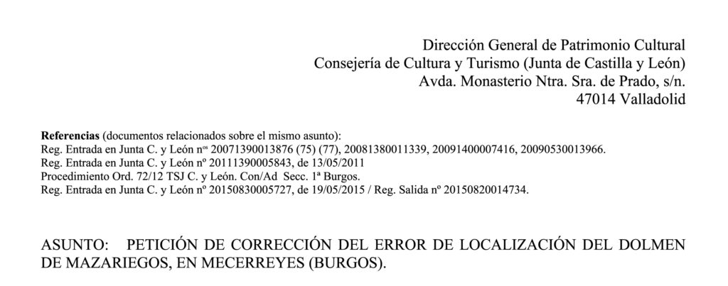 Encabezado de las solicitudes